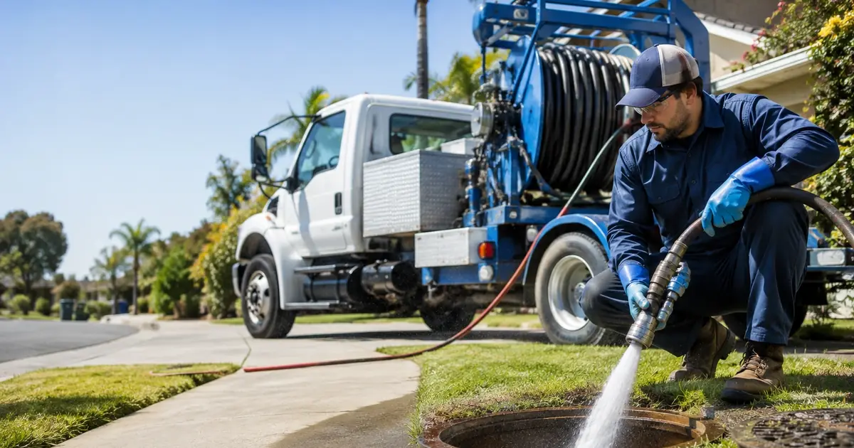 Hydro jet sewer cleaning San Miguel