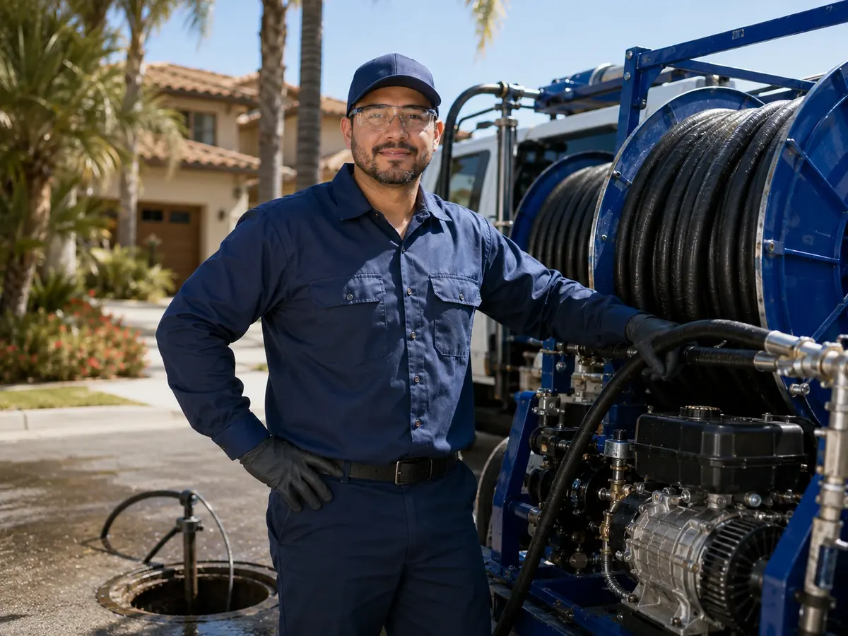 Hydro jet sewer cleaning in San Miguel