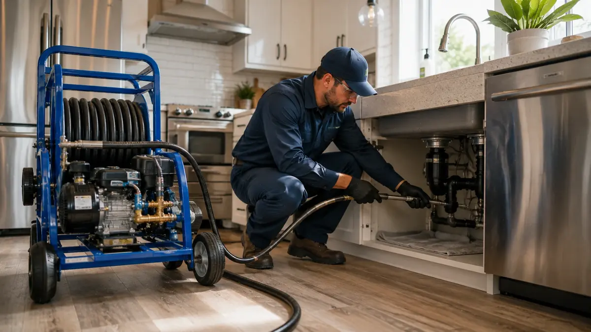 Kitchen Drain Hydro Jetting in San Miguel